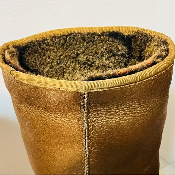 UGG Australia Classic Tall Metallic Bronze Sheepskin Boots SZ 9 - Picture 6 of 14